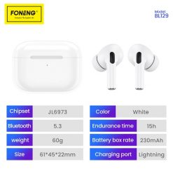 BL129 FONENG 5TH GENERATION TWS EARBUDS