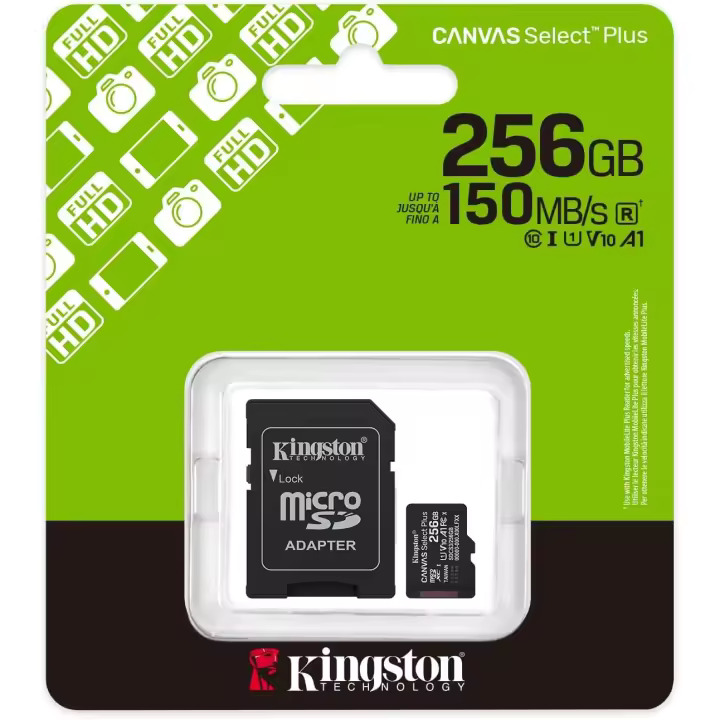 256GB SD CARD KINGSTON