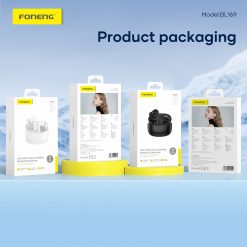 Alternative view of BL169 ANC+ENC BT5.4 TWS NEGRO