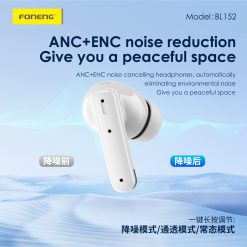 Alternative view of BL152 ENC+ANC NOISE REDUCION WHITE