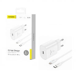 EU51 25W-GaN,C+LIGHTNING(WHITE)ULTRA RÁPIDA