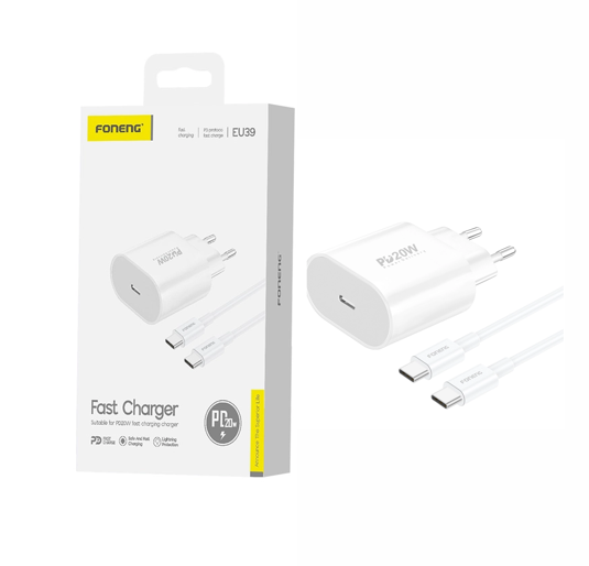 EU39 20W C-C PD MINI FAST CHARGER