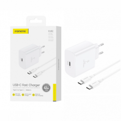 EU62 45W C+C CARGADOR ULTRA RAPIDA WHITE