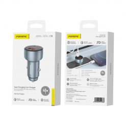 C18 COCHE 48W SINGLE USB+C CARGA ULTRA RAPIDA