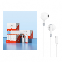 HJ17 TYPE C WIRED FLAT EAR EARPHONE