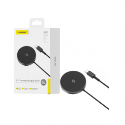 W03 2IN1 15W WIRELESS CHARGING C CABLE FOR MOBILES