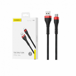 X82 USB+C METAL CABLE TELA NEGRO