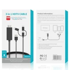 3IN1 HDTV CABLE HDMI TO C+i+V8