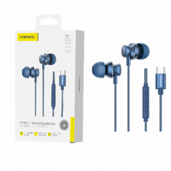 T67 TYPE C WIRED AURICULAR AZUL