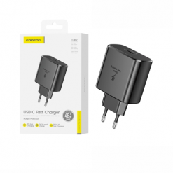 EU62 45W ENCHUFE ULTRA RAPIDA NEGRO