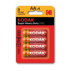 AA*4 KODAK SUPER HEAVY DUTY ZINC
