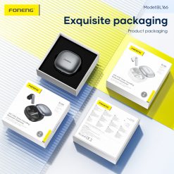 Alternative view of BL166 ANC+ENC TWS PREMIUM PLATEADO