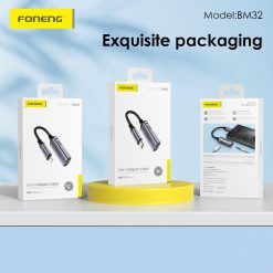 Alternative view of BM32 2IN1 C+C+3.5MM AUDIO JACK ADAPTOR