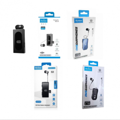X100/X200-K77-K100/K101 2IN1 CLIP ON  RETRACTABLE HEADSET