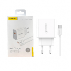 EU46 QC3.0 18W C CABLE FAST CARGADOR