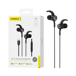 T68 TYPE C HEAVY BASS GAMING WIRED EARPHONES