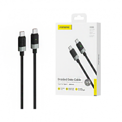 XS03 C+C 2M 240W CABLE NEGRO CON TELA
