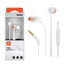 JBL T110 AURCL 3.5MM WHITE