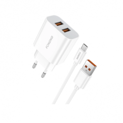 EU45 12W DUAL USB V8 CABLE CARGADOR KIT