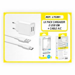 LTC201 12W USB+C DUAL CHARGER