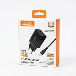 JB145 PD45W+22.5W C+LIGHTNING CABLE CARGADOR