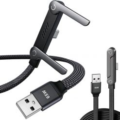 65W USB+C MULTIUSOS+JUEGOS TRENZADO CABLE