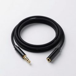 AUX 3.5MM MACHO+HEMBRA TRENZADO 1.5M