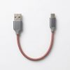 25CM USB+C CARGA Y DATOS TRENZADO 100W