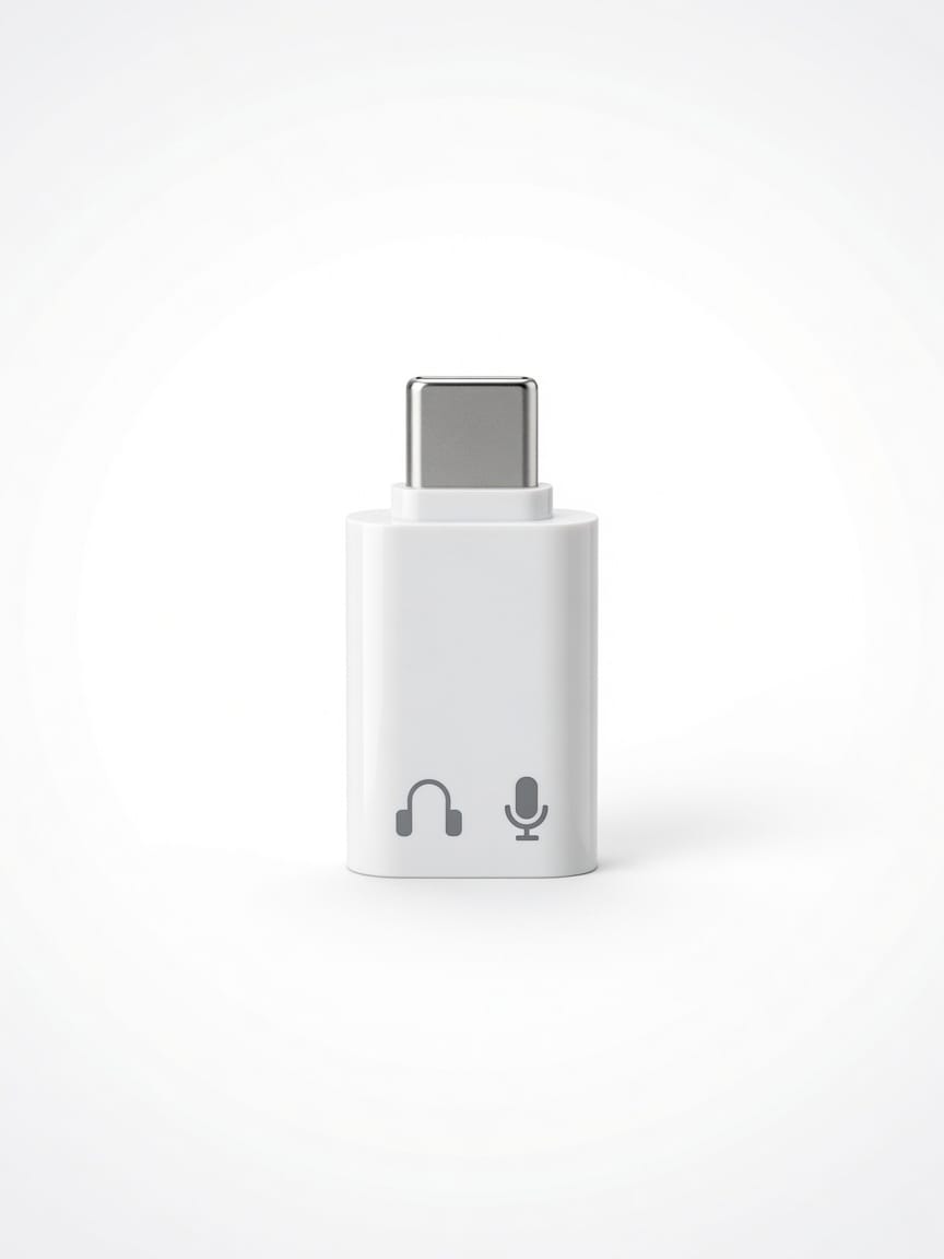 ADAPTOR C+LIGHTNING FEMALE AUDIO+MICROFONO